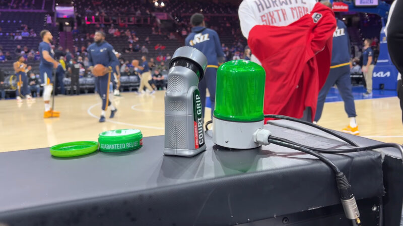 Accessing Courtside Seats at an NBA game