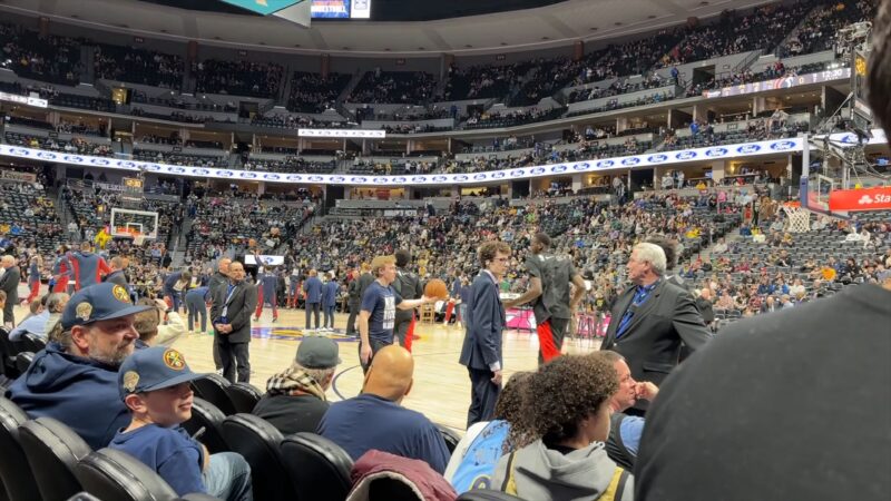 Sitting ar Courtside on NBA Matches - story behind those seats